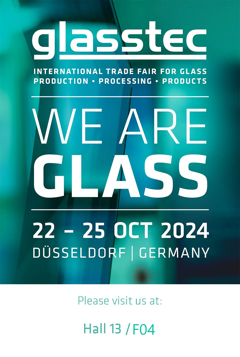 JOIN US @Glasstec 2024